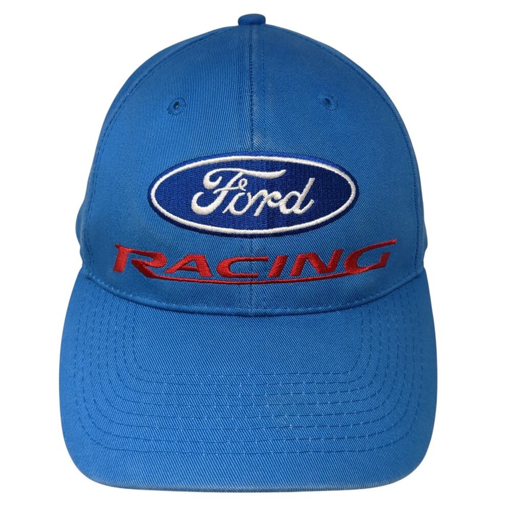 Ford Racing NASCAR Baseball Cap Blue One Size Adjustable Embroidered DP Racing